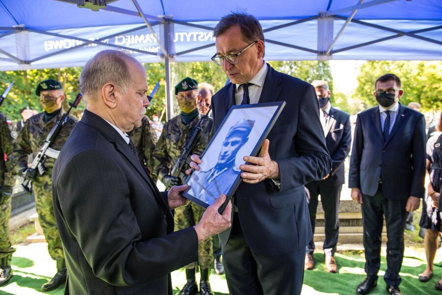 Uroczystości pogrzebowe Stanisława Szajny ps. „Orzeł” – 14 września 2020 r. Fot. Agnieszka Masłowska IPN