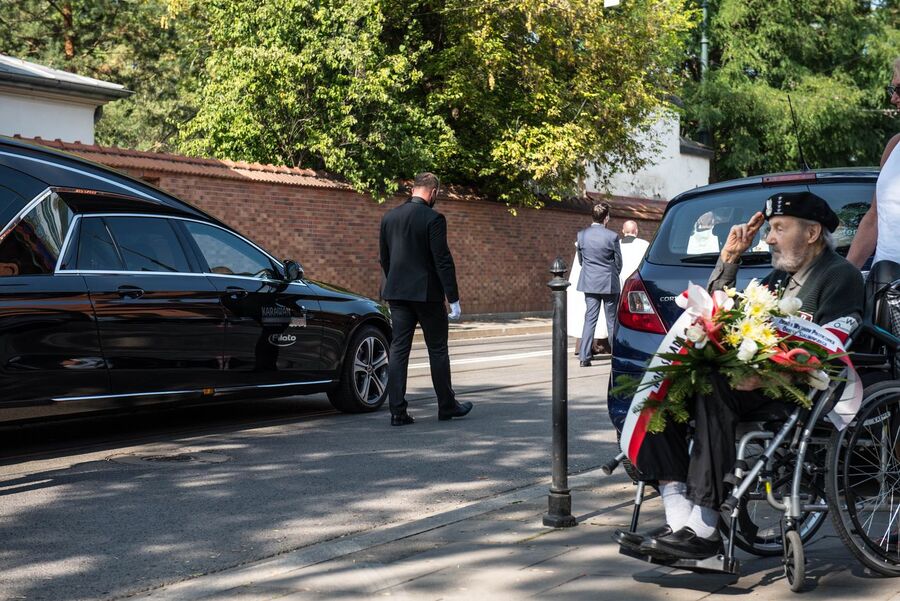 Uroczystości pogrzebowe Stanisława Szajny ps. „Orzeł” – 14 września 2020 r. Fot. Monika Wojtyca-Gaweł IPN