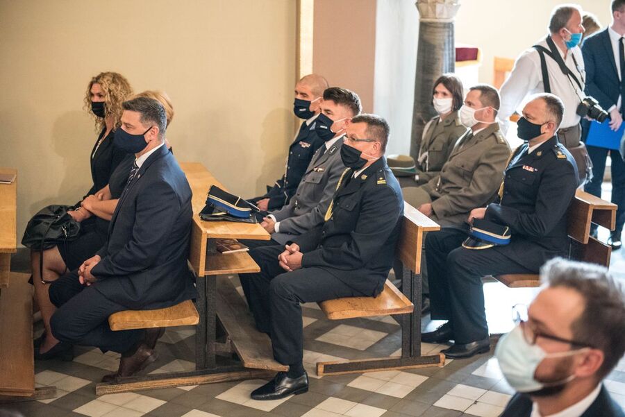 Uroczystości pogrzebowe Stanisława Szajny ps. „Orzeł” – 14 września 2020 r. Fot. Monika Wojtyca-Gaweł IPN