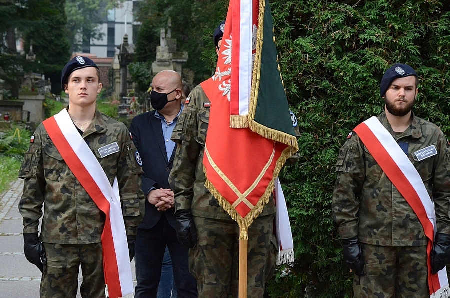 17.09.2020. Uroczystość na cmentarzu Rakowickim w 81. rocznicę sowieckiej agresji na Polskę. Fot. Janusz Ślęzak (IPN)