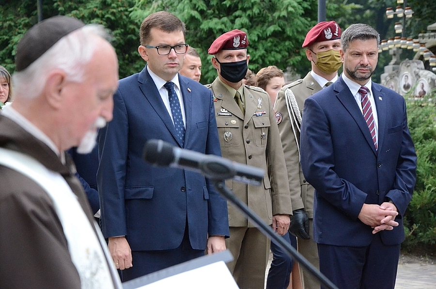17.09.2020. Uroczystość na cmentarzu Rakowickim w 81. rocznicę sowieckiej agresji na Polskę. Fot. Janusz Ślęzak (IPN)