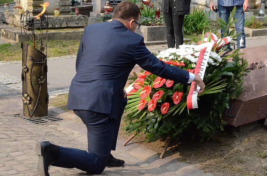 17.09.2020. Uroczystość na cmentarzu Rakowickim w 81. rocznicę sowieckiej agresji na Polskę. Fot. Janusz Ślęzak (IPN)