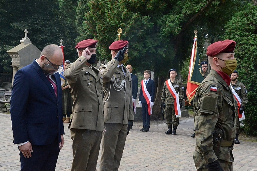 17.09.2020. Uroczystość na cmentarzu Rakowickim w 81. rocznicę sowieckiej agresji na Polskę. Fot. Janusz Ślęzak (IPN)
