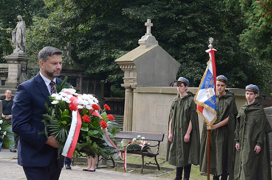 17.09.2020. Uroczystość na cmentarzu Rakowickim w 81. rocznicę sowieckiej agresji na Polskę. Fot. Janusz Ślęzak (IPN)