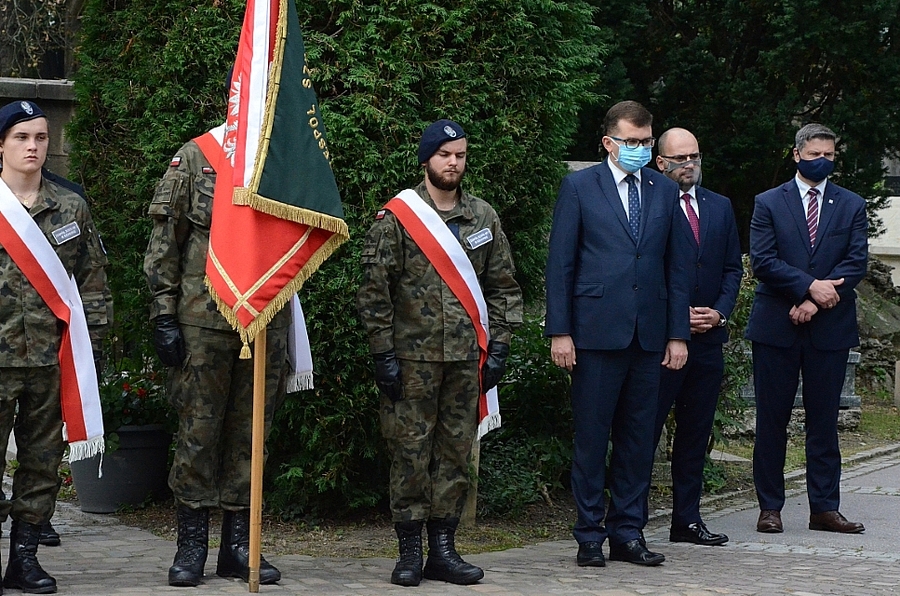 17.09.2020. Uroczystość na cmentarzu Rakowickim w 81. rocznicę sowieckiej agresji na Polskę. Fot. Janusz Ślęzak (IPN)
