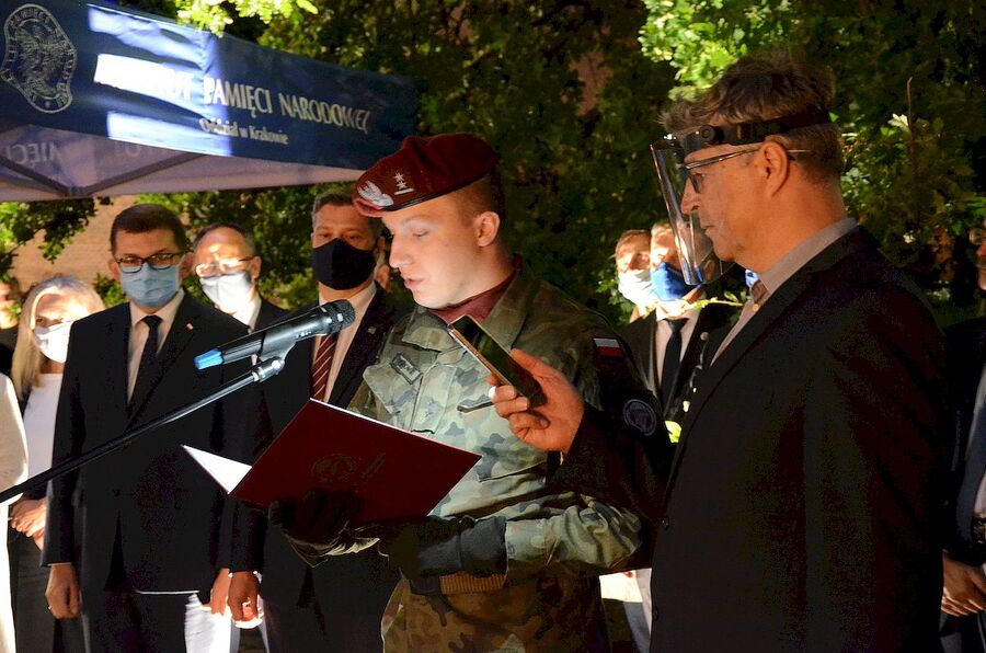 17.09.2020. Krakowskie uroczystości w 81. rocznicę sowieckiej agresji na Polskę. Fot. Janusz Ślęzak (IPN)