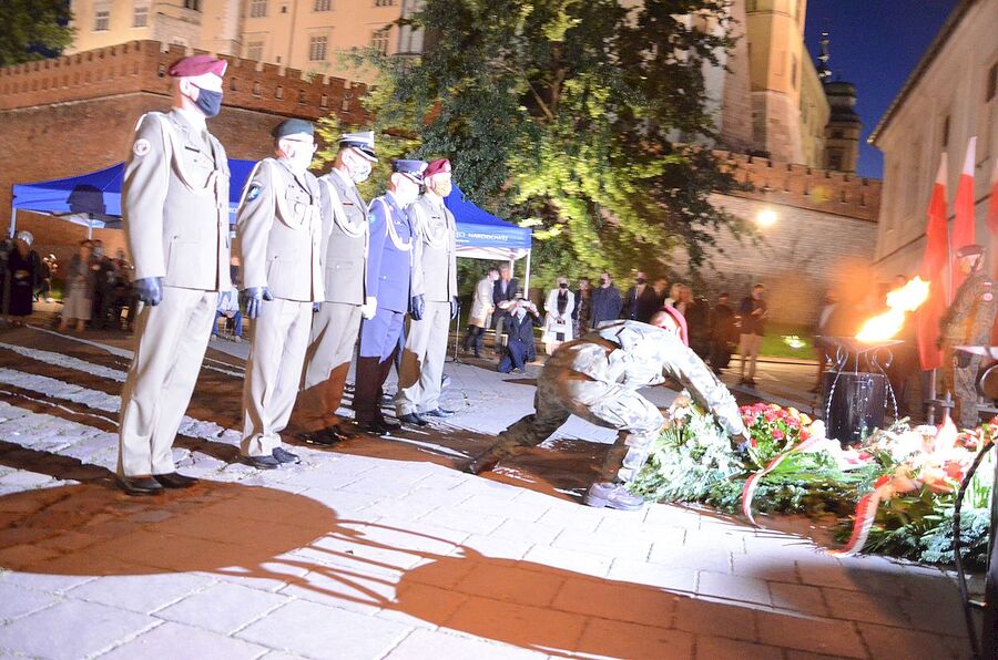 17.09.2020. Krakowskie uroczystości w 81. rocznicę sowieckiej agresji na Polskę. Fot. Janusz Ślęzak (IPN)