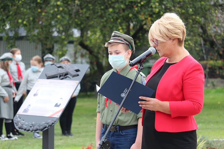 Żabno, 17.09.2020. Uroczystość upamiętniająca ofiary zbrodni katyńskiej. Fot. Monika Wojtyca (IPN)