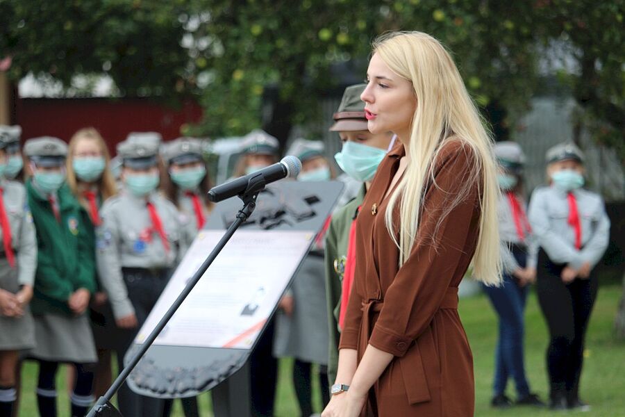 Żabno, 17.09.2020. Uroczystość upamiętniająca ofiary zbrodni katyńskiej. Fot. Monika Wojtyca (IPN)