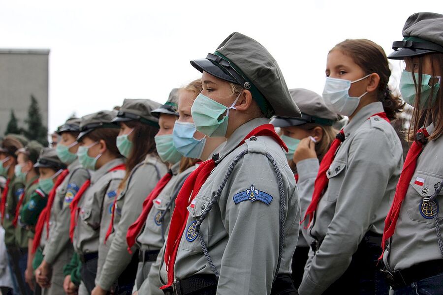 Żabno, 17.09.2020. Uroczystość upamiętniająca ofiary zbrodni katyńskiej. Fot. Monika Wojtyca (IPN)