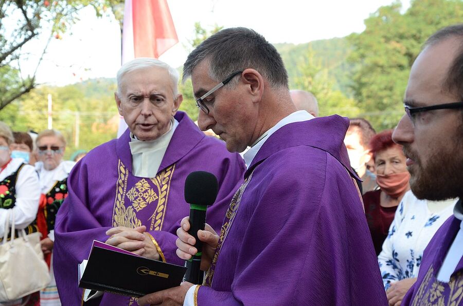 Rzyki, 19.09.2020. Uroczystości pogrzebowe ppor. Mieczysława Kozłowskiego. Fot. Janusz Ślęzak (IPN)