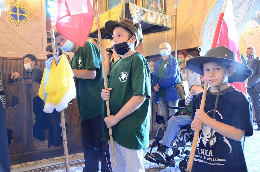 Rzyki, 19.09.2020. Uroczystości pogrzebowe ppor. Mieczysława Kozłowskiego. Fot. Janusz Ślęzak (IPN)