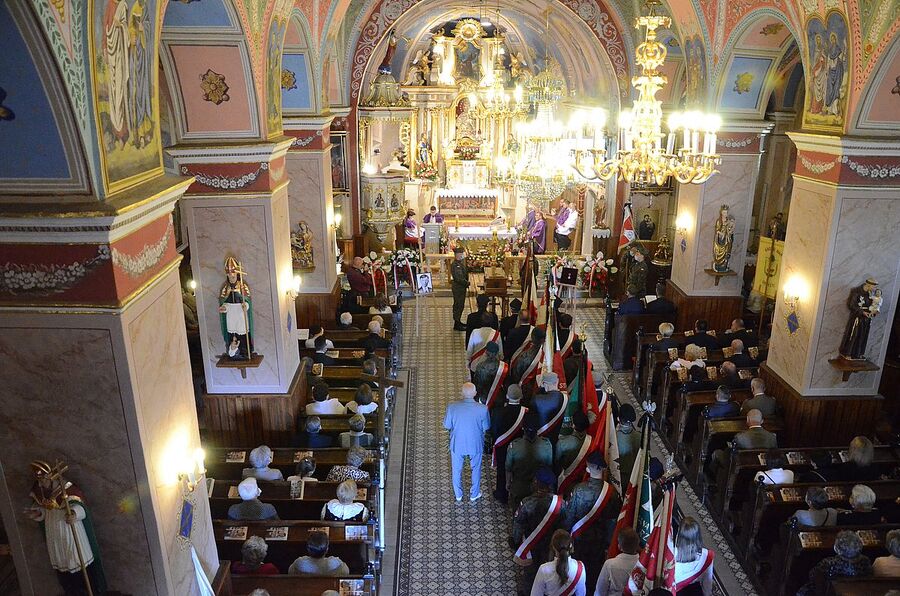 Rzyki, 19.09.2020. Uroczystości pogrzebowe ppor. Mieczysława Kozłowskiego. Fot. Janusz Ślęzak (IPN)