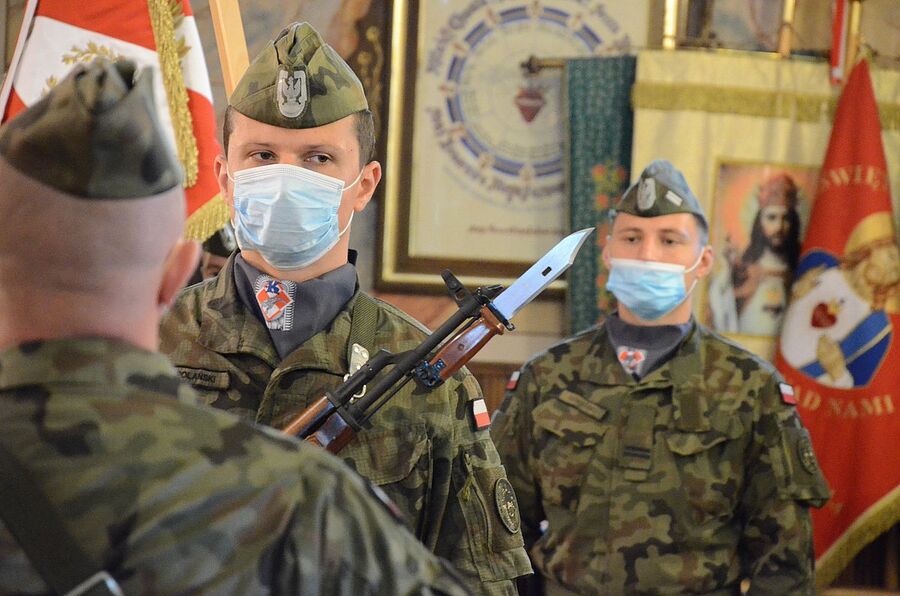 Rzyki, 19.09.2020. Uroczystości pogrzebowe ppor. Mieczysława Kozłowskiego. Fot. Janusz Ślęzak (IPN)