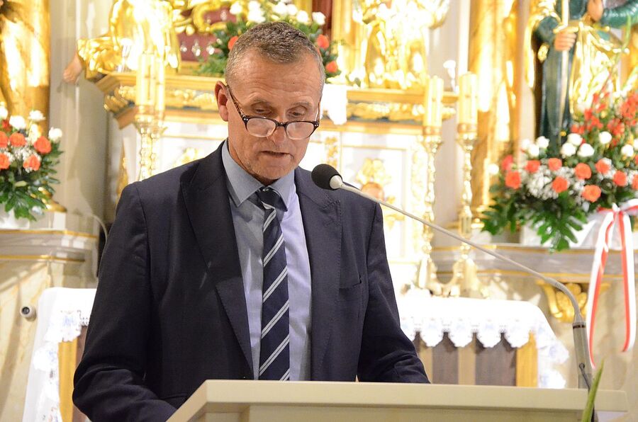 Rzyki, 19.09.2020. Uroczystości pogrzebowe ppor. Mieczysława Kozłowskiego. Fot. Janusz Ślęzak (IPN)