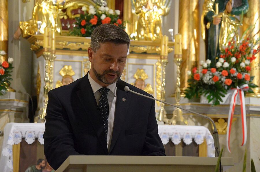 Rzyki, 19.09.2020. Uroczystości pogrzebowe ppor. Mieczysława Kozłowskiego. Fot. Janusz Ślęzak (IPN)