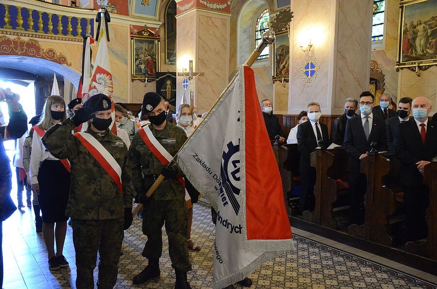 Rzyki, 19.09.2020. Uroczystości pogrzebowe ppor. Mieczysława Kozłowskiego. Fot. Janusz Ślęzak (IPN)