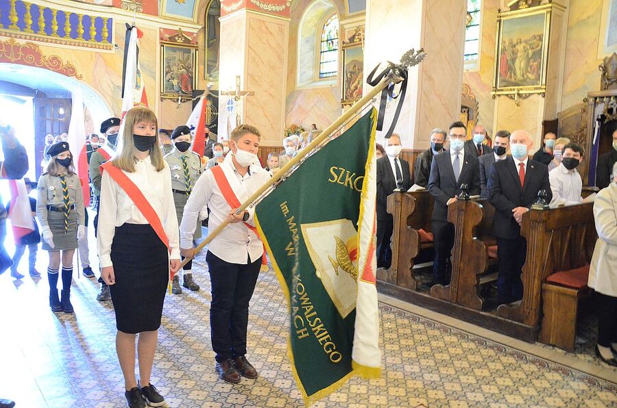 Rzyki, 19.09.2020. Uroczystości pogrzebowe ppor. Mieczysława Kozłowskiego. Fot. Janusz Ślęzak (IPN)