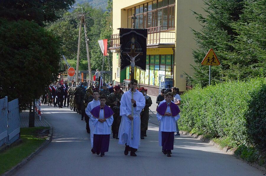 Rzyki, 19.09.2020. Uroczystości pogrzebowe ppor. Mieczysława Kozłowskiego. Fot. Janusz Ślęzak (IPN)