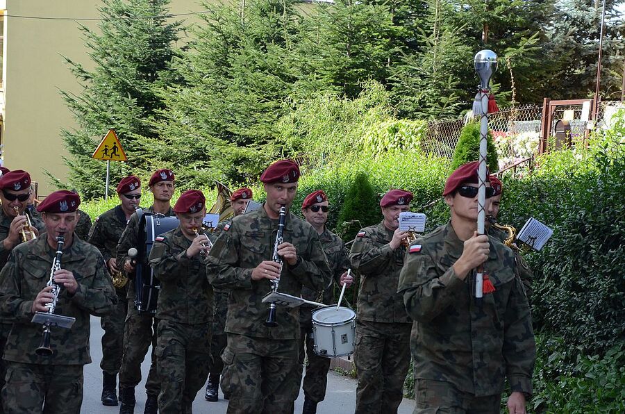 Rzyki, 19.09.2020. Uroczystości pogrzebowe ppor. Mieczysława Kozłowskiego. Fot. Janusz Ślęzak (IPN)