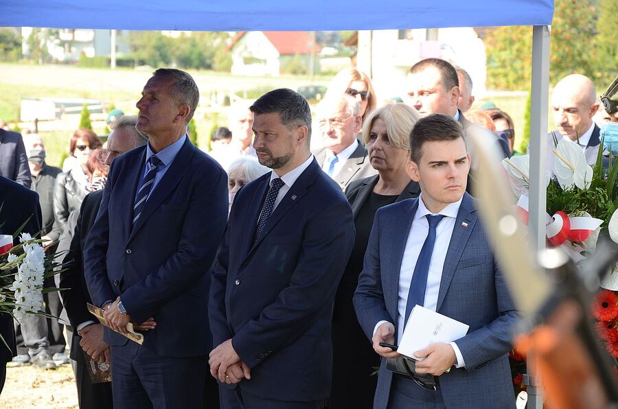 Rzyki, 19.09.2020. Uroczystości pogrzebowe ppor. Mieczysława Kozłowskiego. Fot. Janusz Ślęzak (IPN)