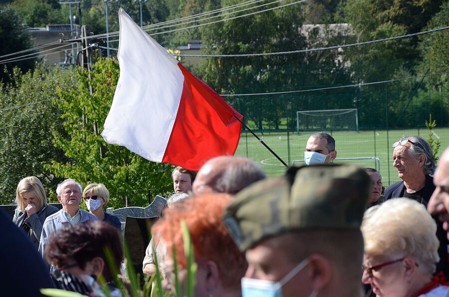Rzyki, 19.09.2020. Uroczystości pogrzebowe ppor. Mieczysława Kozłowskiego. Fot. Janusz Ślęzak (IPN)