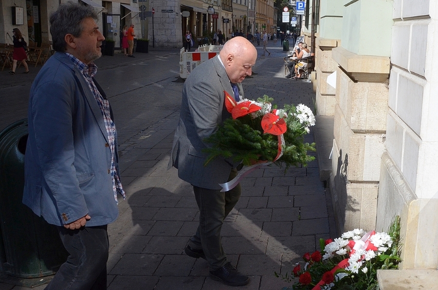 22.09.2020 w Krakowie uczczono pamięć nieżyjących działaczy NZS. Fot. Janusz Ślęzak (IPN)