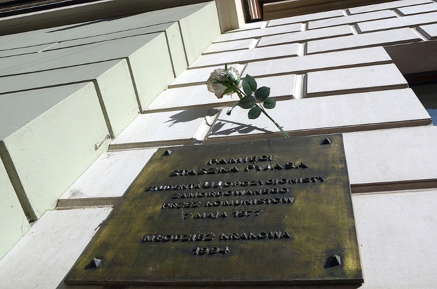 22.09.2020 w Krakowie uczczono pamięć nieżyjących działaczy NZS. Fot. Janusz Ślęzak (IPN)