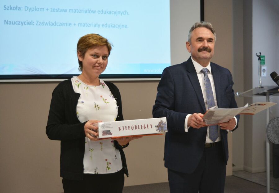 25.09.2020. Podsumowanie cyklu konferencji edukacyjnych w Kielcach. Fot. Katarzyna Pronobis (IPN)