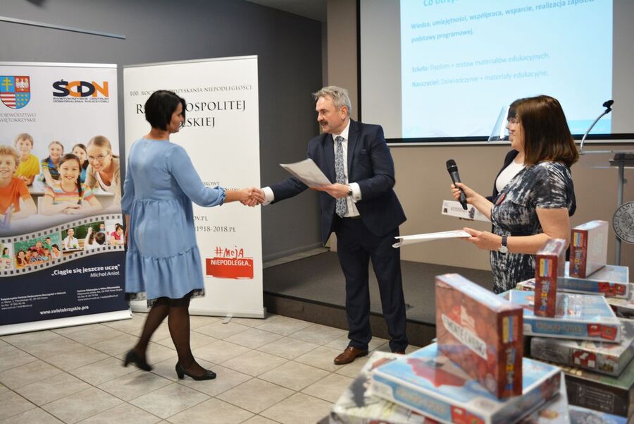 25.09.2020. Podsumowanie cyklu konferencji edukacyjnych w Kielcach. Fot. Katarzyna Pronobis (IPN)