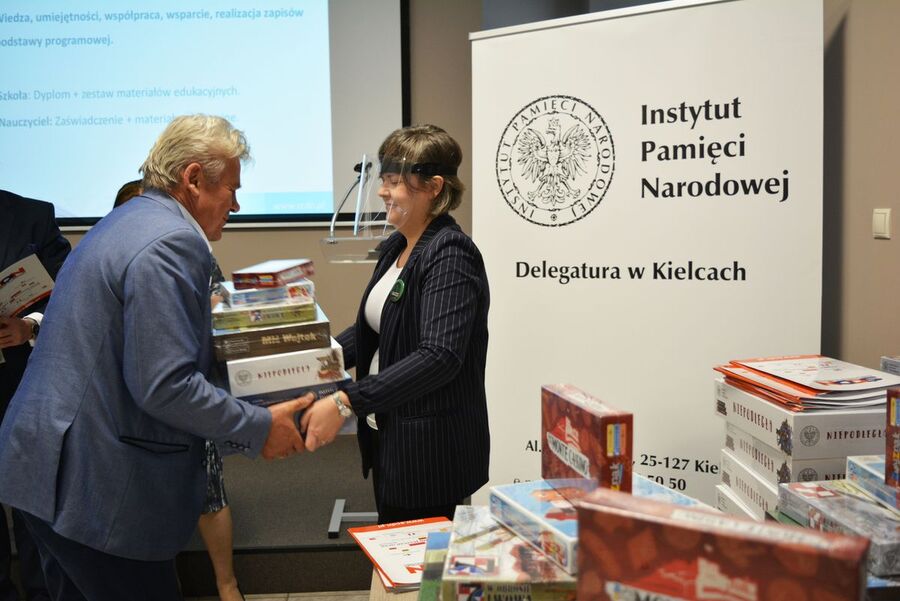 25.09.2020. Podsumowanie cyklu konferencji edukacyjnych w Kielcach. Fot. Katarzyna Pronobis (IPN)