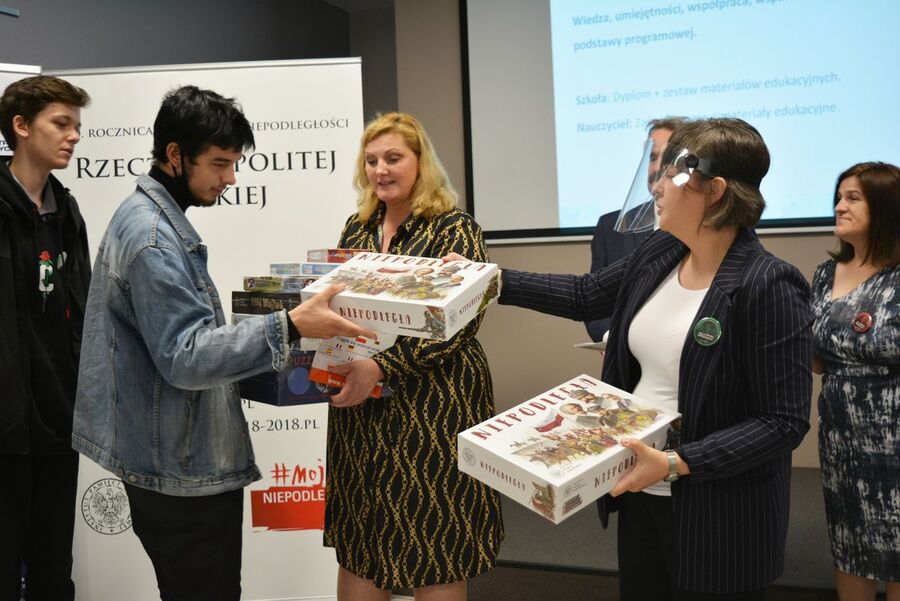 25.09.2020. Podsumowanie cyklu konferencji edukacyjnych w Kielcach. Fot. Katarzyna Pronobis (IPN)