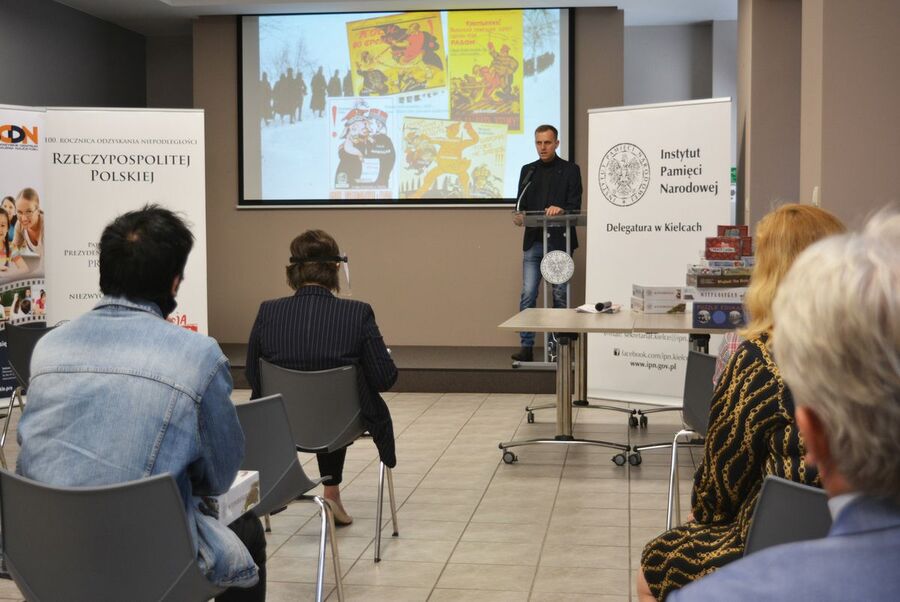 25.09.2020. Podsumowanie cyklu konferencji edukacyjnych w Kielcach. Fot. Katarzyna Pronobis (IPN)