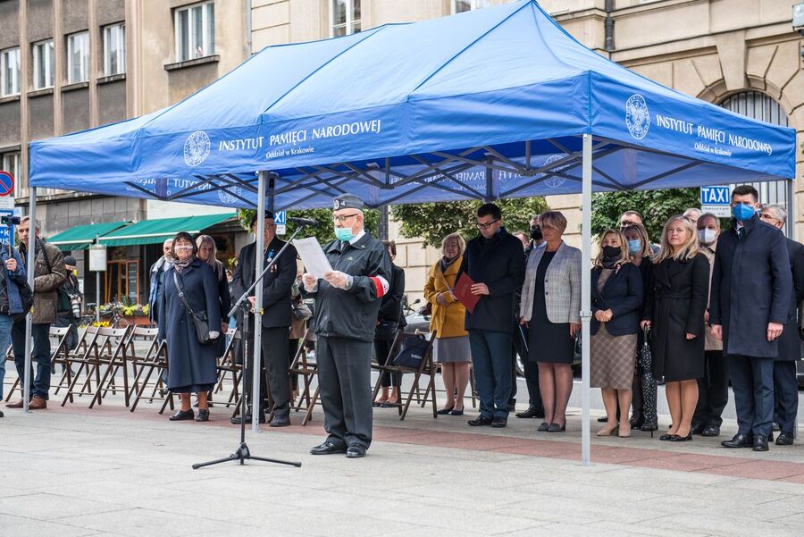 27.09.2020. Dzień Polskiego Państwa Podziemnego w Krakowie. Fot. Agnieszka Masłowska (IPN)