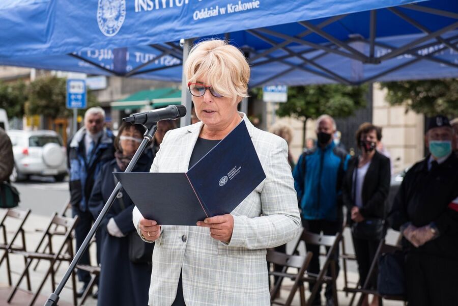 27.09.2020. Dzień Polskiego Państwa Podziemnego w Krakowie. Fot. Agnieszka Masłowska (IPN)