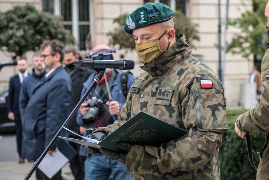 27.09.2020. Dzień Polskiego Państwa Podziemnego w Krakowie. Fot. Agnieszka Masłowska (IPN)