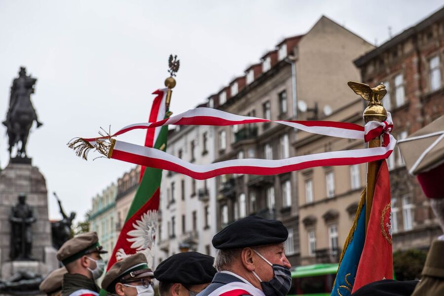 27.09.2020. Dzień Polskiego Państwa Podziemnego w Krakowie. Fot. Agnieszka Masłowska (IPN)