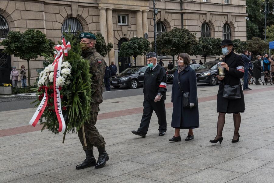 27.09.2020. Dzień Polskiego Państwa Podziemnego w Krakowie. Fot. Agnieszka Masłowska (IPN)