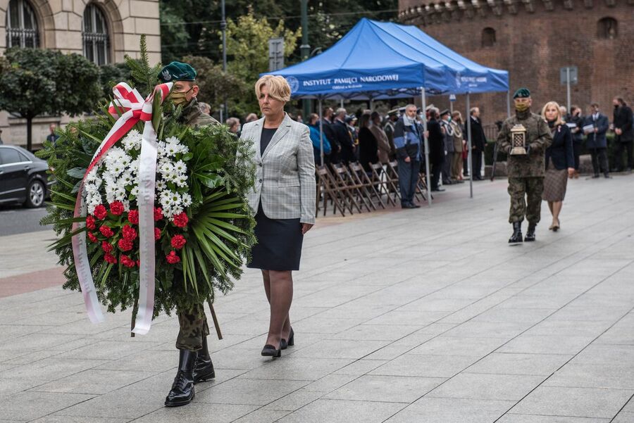 27.09.2020. Dzień Polskiego Państwa Podziemnego w Krakowie. Fot. Agnieszka Masłowska (IPN)
