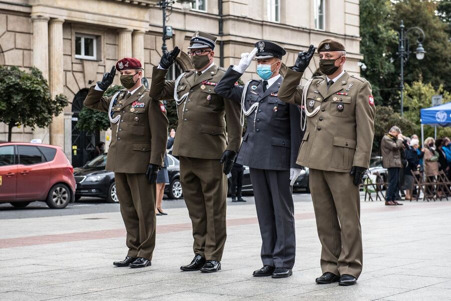 27.09.2020. Dzień Polskiego Państwa Podziemnego w Krakowie. Fot. Agnieszka Masłowska (IPN)