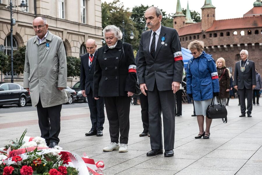 27.09.2020. Dzień Polskiego Państwa Podziemnego w Krakowie. Fot. Agnieszka Masłowska (IPN)
