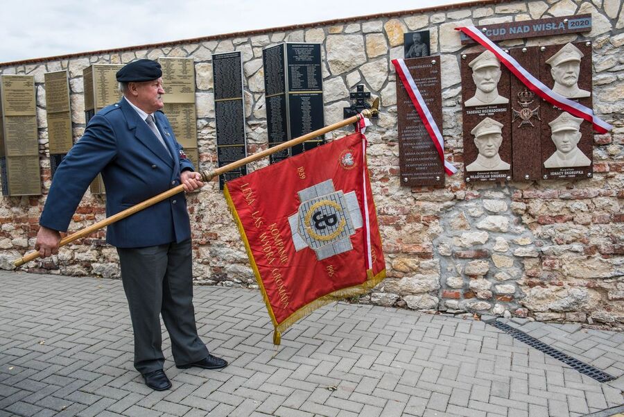 27.09.2020, Morawica. Uroczystości upamiętniające 100. rocznicę Bitwy Warszawskiej. Fot. Agnieszka Masłowska (IPN)