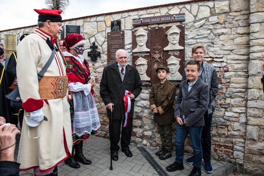 27.09.2020, Morawica. Uroczystości upamiętniające 100. rocznicę Bitwy Warszawskiej. Fot. Agnieszka Masłowska (IPN)