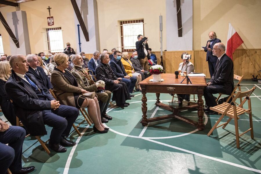 27.09.2020, Morawica. Uroczystości upamiętniające 100. rocznicę Bitwy Warszawskiej. Fot. Agnieszka Masłowska (IPN)