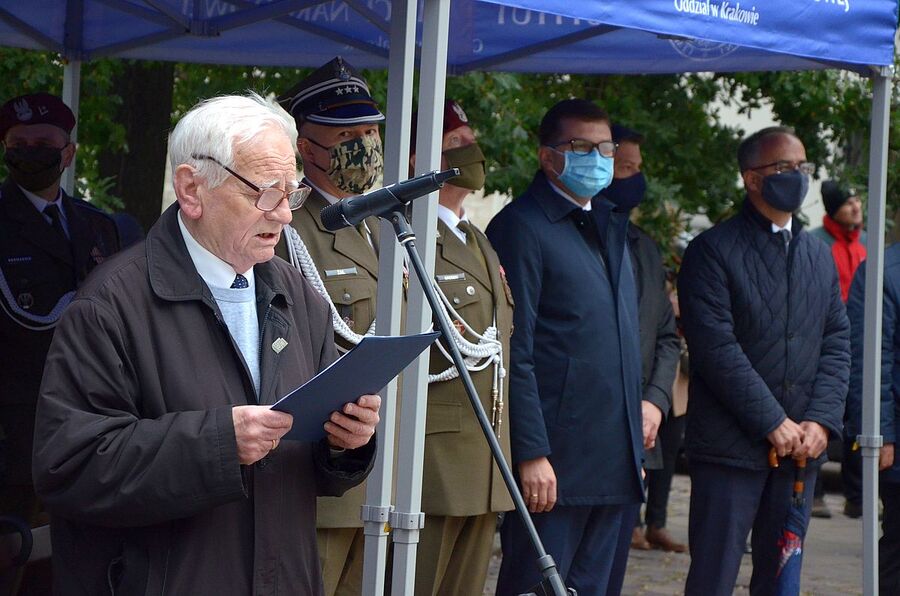28.09.2020. Krakowskie uroczystości upamiętniające ofiary zbrodni katyńskiej. Fot. Janusz Ślęzak (IPN)