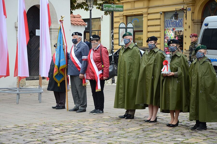 28.09.2020. Krakowskie uroczystości upamiętniające ofiary zbrodni katyńskiej. Fot. Janusz Ślęzak (IPN)