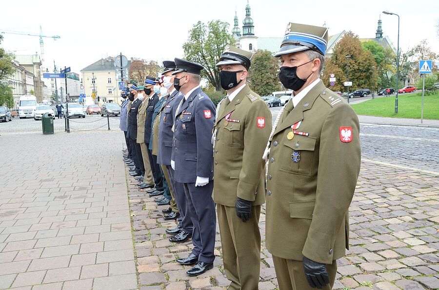 28.09.2020. Krakowskie uroczystości upamiętniające ofiary zbrodni katyńskiej. Fot. Janusz Ślęzak (IPN)