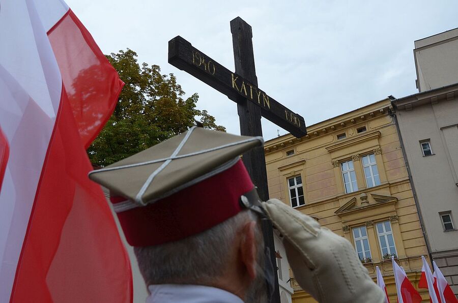 28.09.2020. Krakowskie uroczystości upamiętniające ofiary zbrodni katyńskiej. Fot. Janusz Ślęzak (IPN)