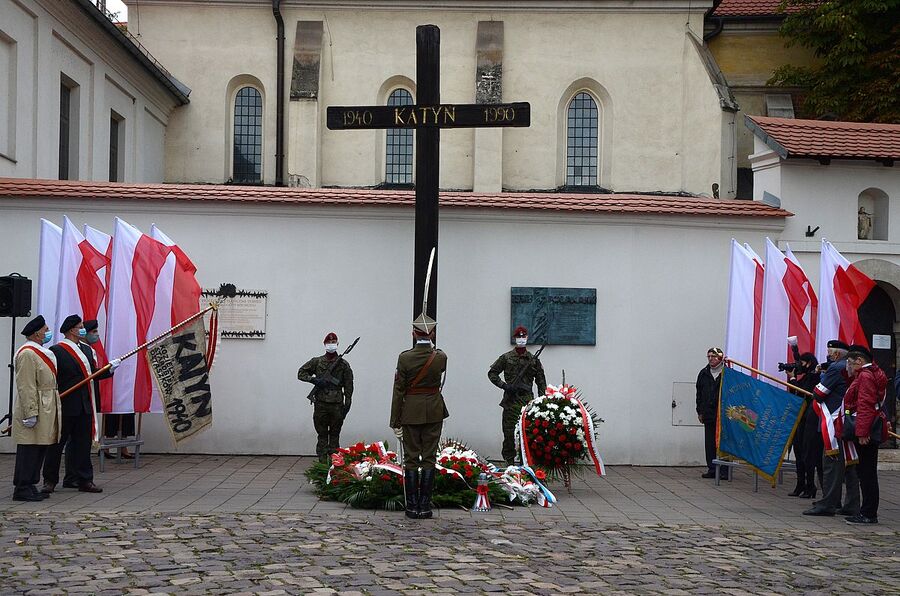 28.09.2020. Krakowskie uroczystości upamiętniające ofiary zbrodni katyńskiej. Fot. Janusz Ślęzak (IPN)