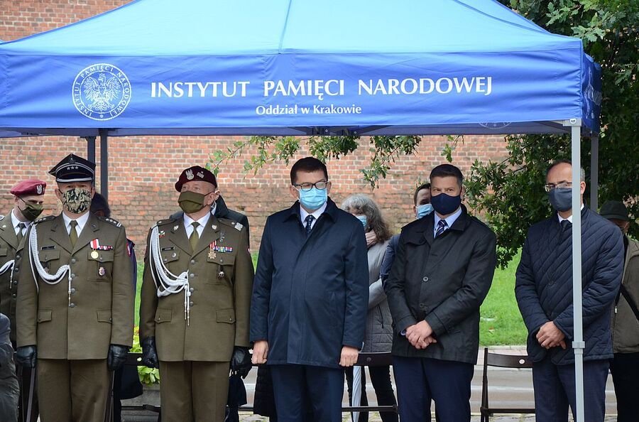 28.09.2020. Krakowskie uroczystości upamiętniające ofiary zbrodni katyńskiej. Fot. Janusz Ślęzak (IPN)